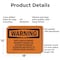 Signmission Keep Clear Of Magnet Magnetic Hazard Can OSHA Warning Sign, Aluminum, 18in W x 12in L, 2PK OS-2PACK-WS-A-1218-L-12205 - alternate 2